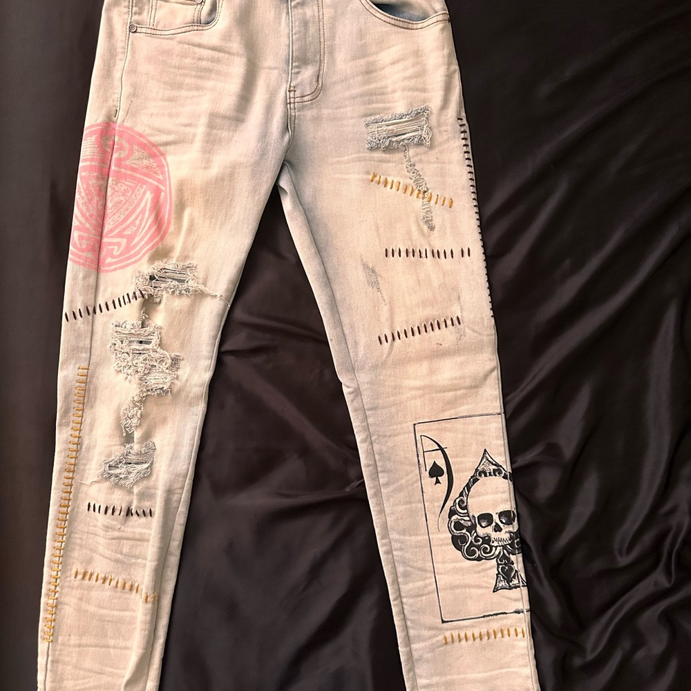 SUGARHILL: Night Raider Jeans (Cloud Wash)